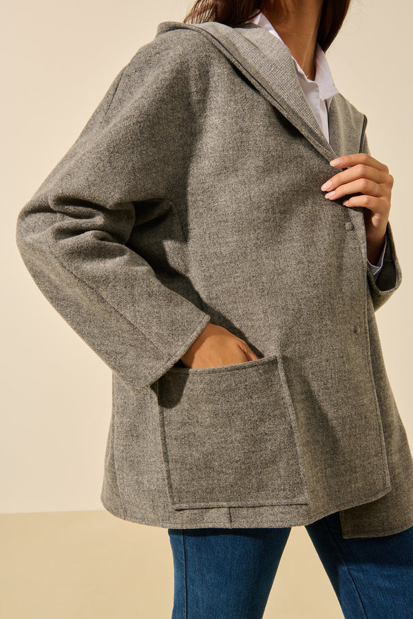 Marco | Oversized hooded jacket