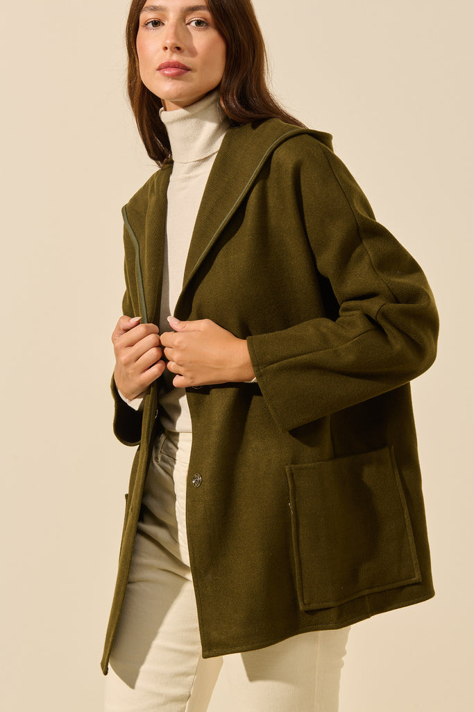 Marco | Oversized hooded jacket