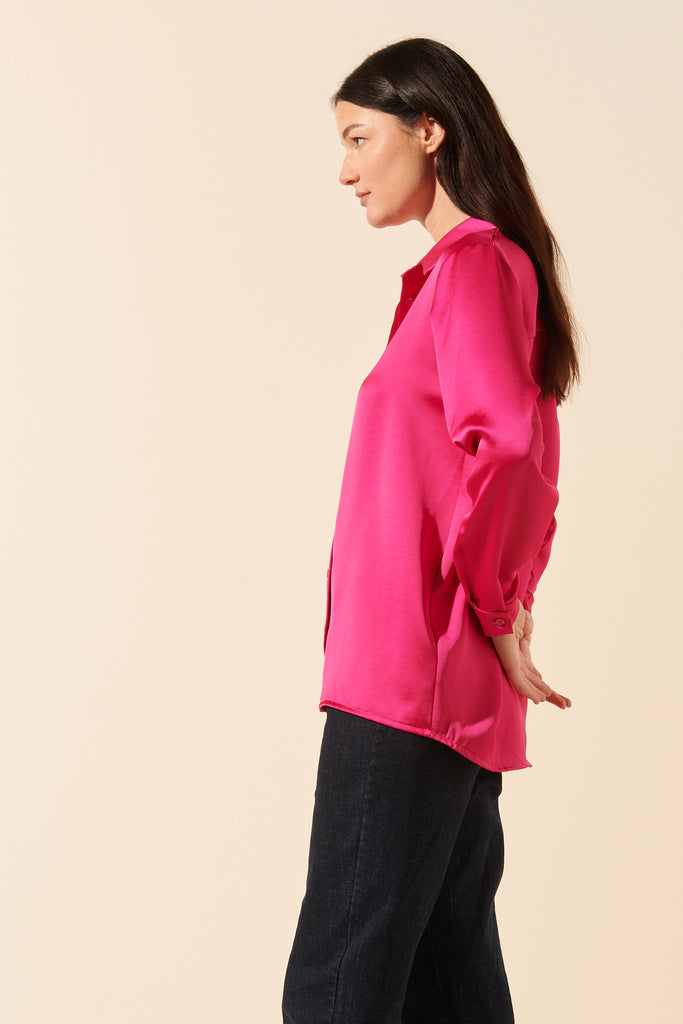 Maribel | Satin blouse