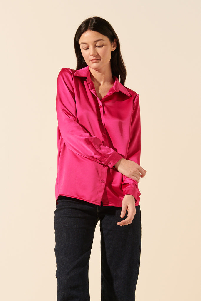 Maribel | Satin blouse