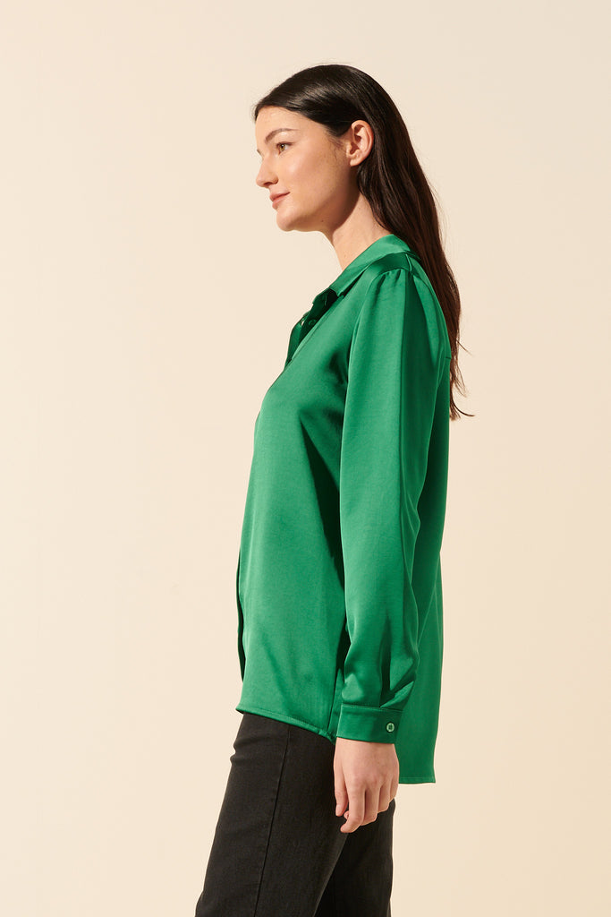 Maribel | Satin blouse