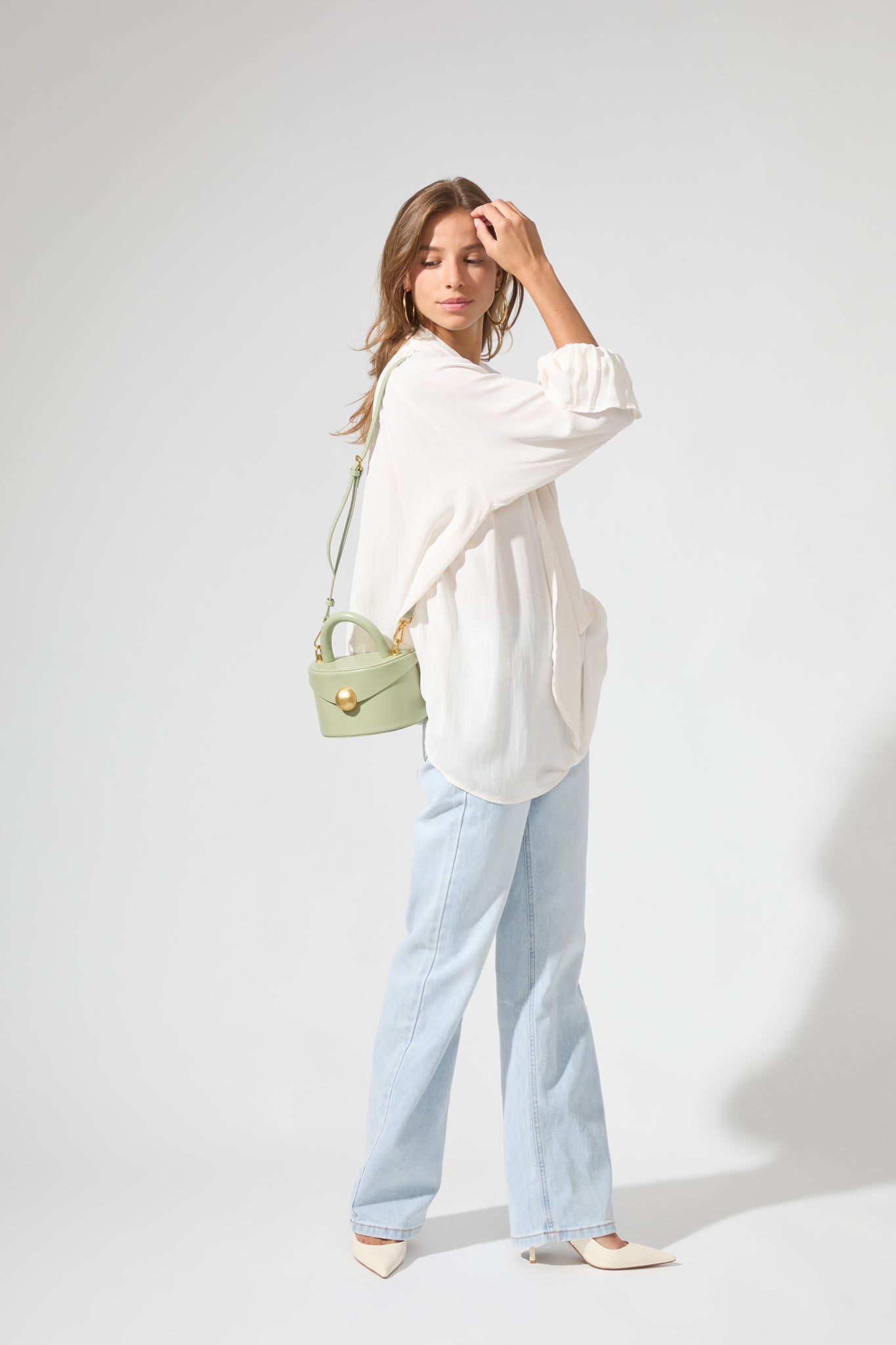 Nieva | Fluid Lavaliere Blouse