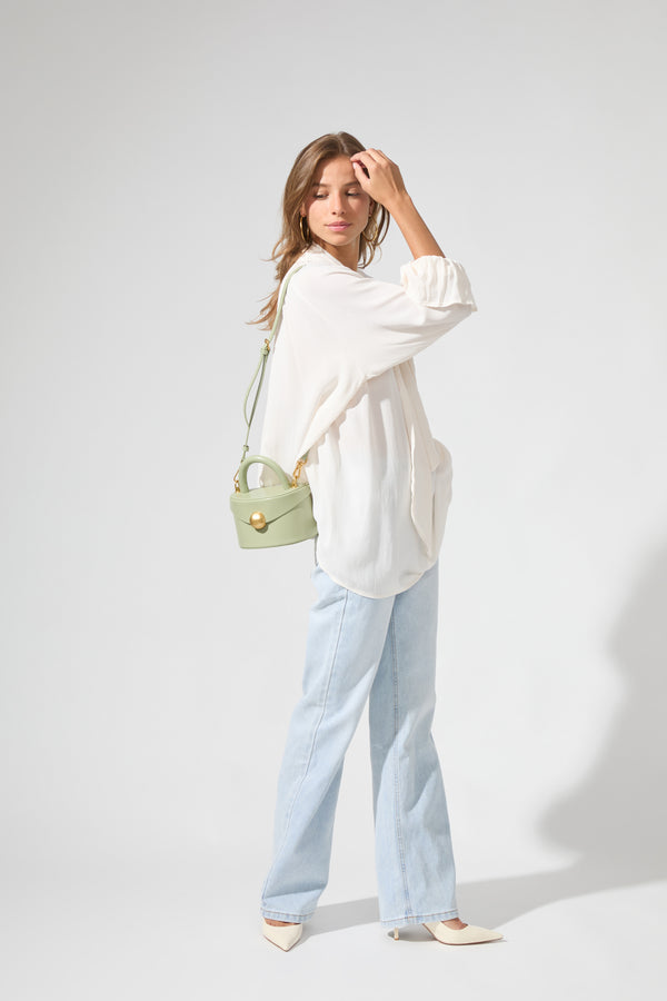 Nieva | Fluid Lavaliere Blouse