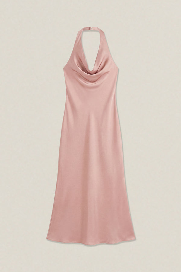 Preziosa | Satin Halter Dress
