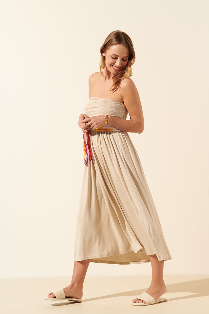 Vanina | Strapless skirt dress