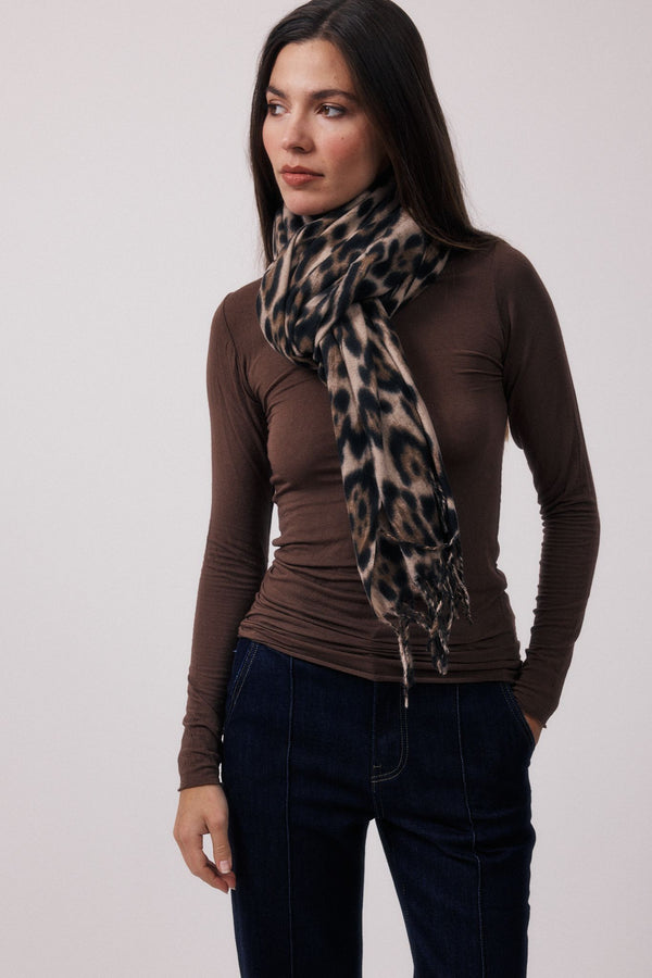 Veda | Leopard Scarf