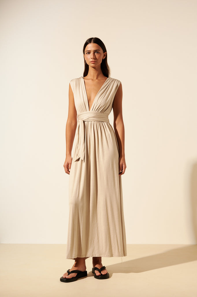 Winona | Fluid halter dress