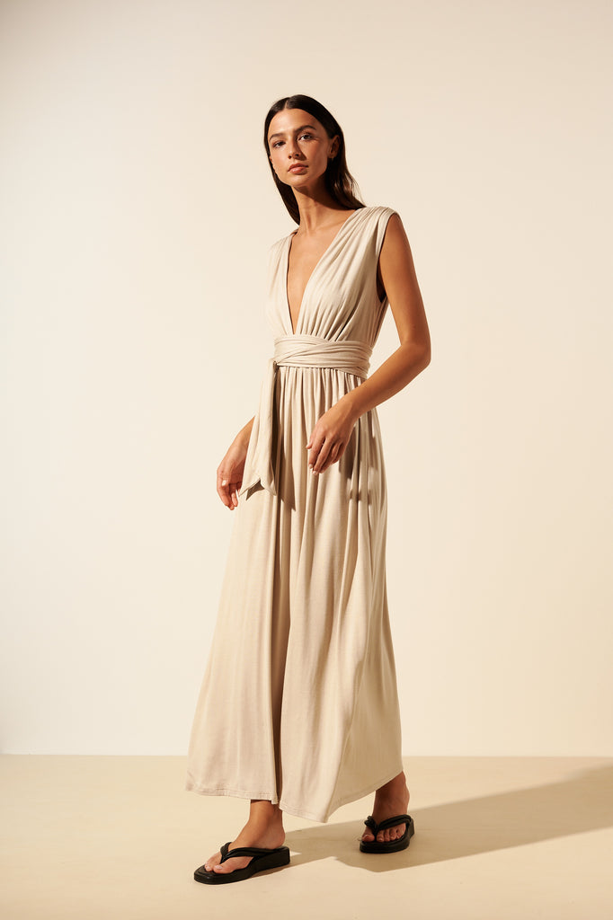 Winona | Fluid halter dress