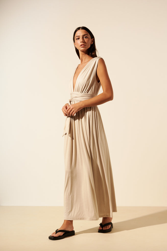 Winona | Fluid halter dress