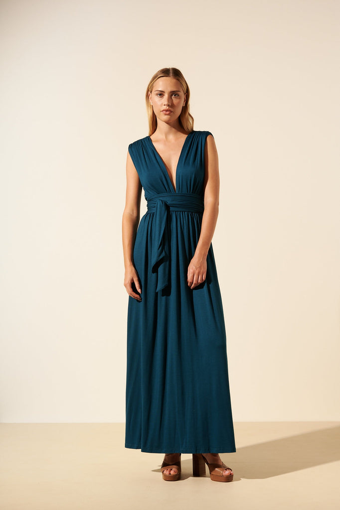 Winona | Fluid halter dress