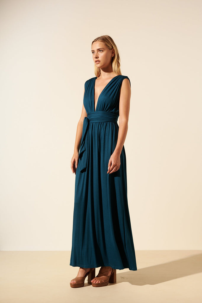 Winona | Fluid halter dress