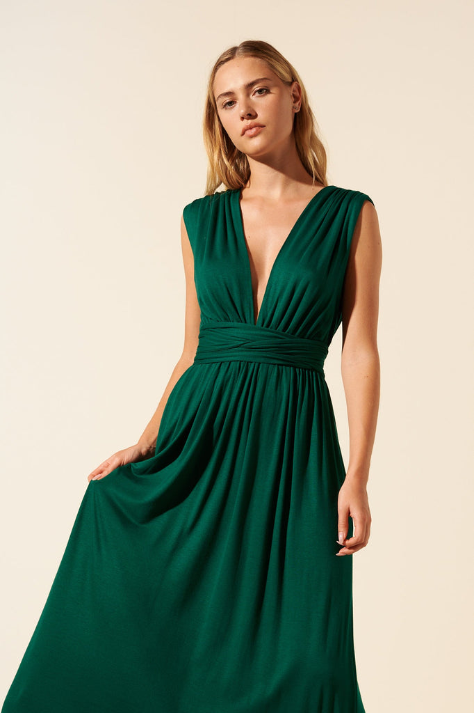 Winona | Fluid halter dress