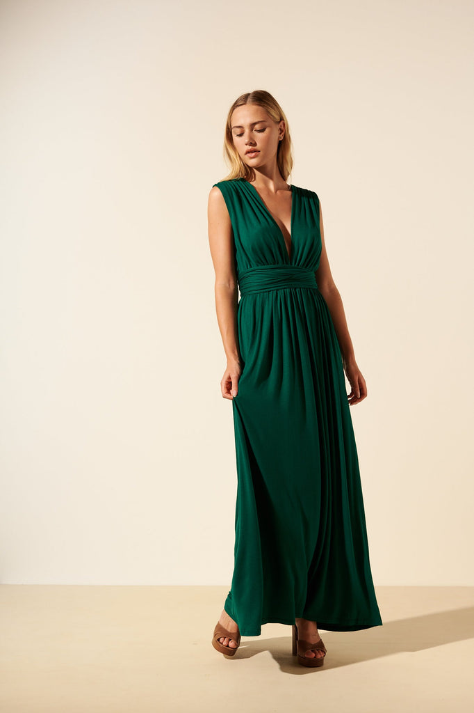 Winona | Fluid halter dress