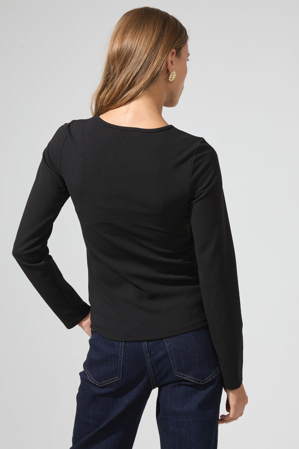 Yves | Top with teardrop opening
