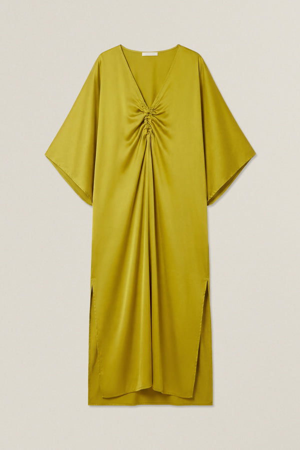 Daniela | Loose-fitting satin dress