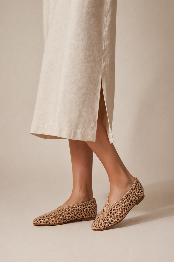 Alissa | Braided ballet flats