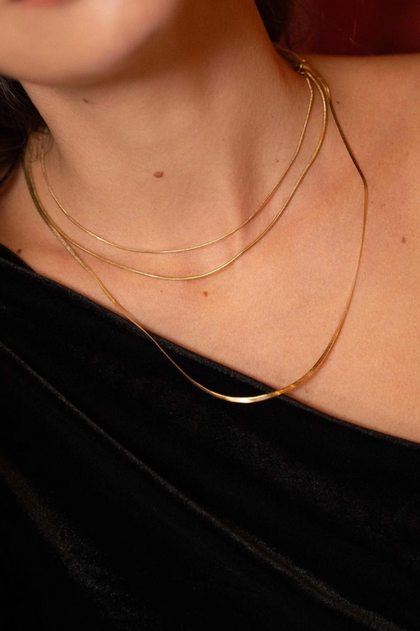 Amal | 3-row necklace