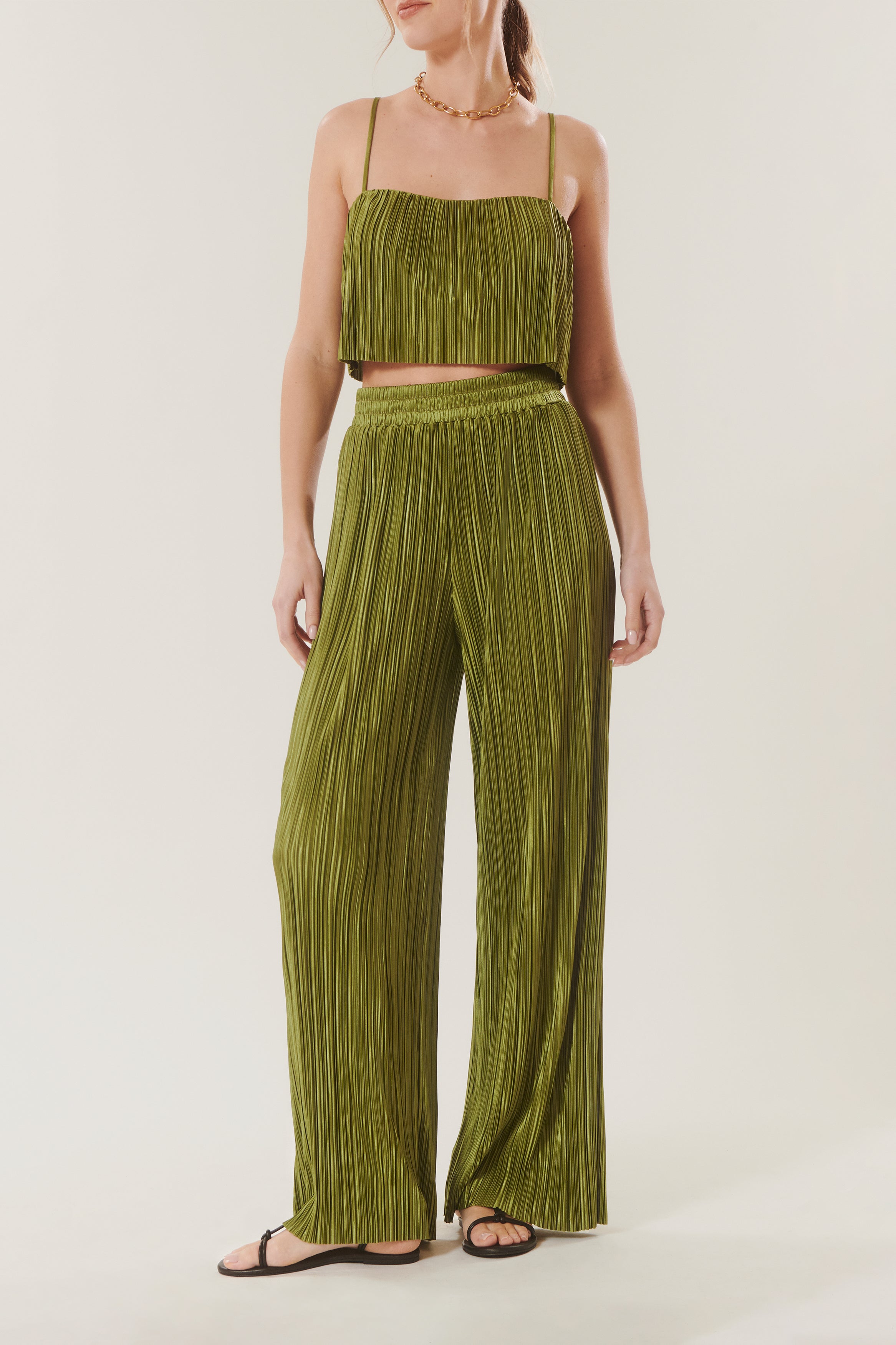 Andrew | Pleated crop top