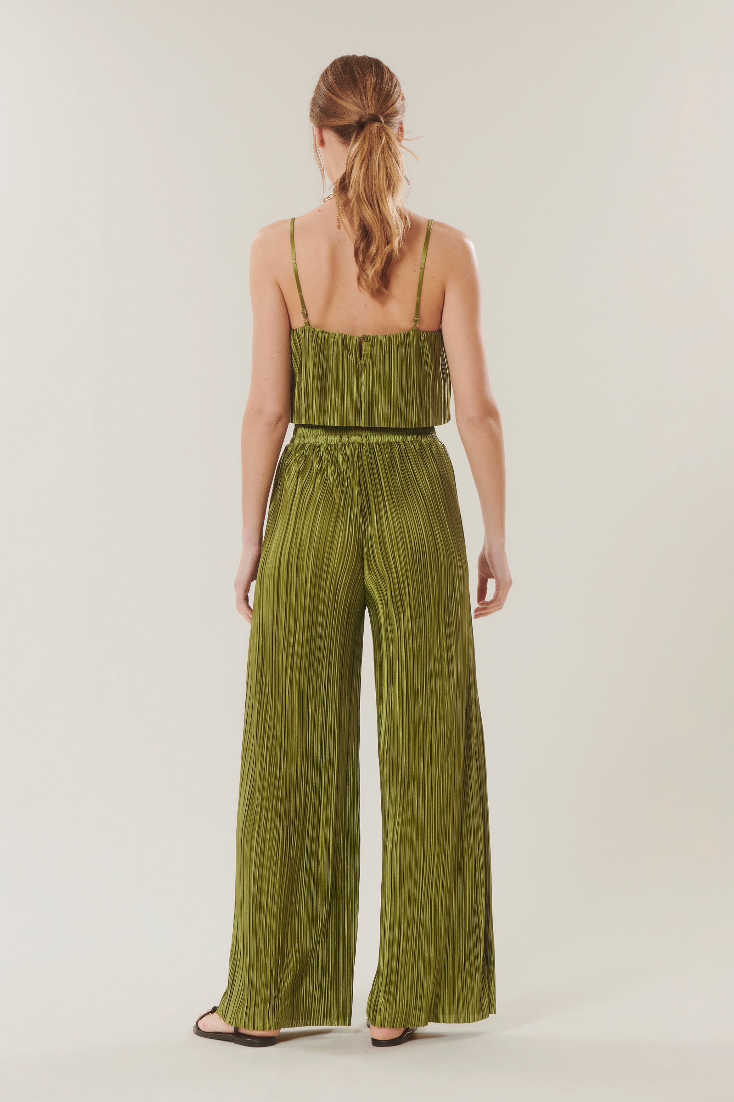 Andrew | Pleated crop top