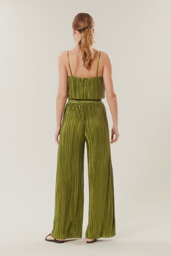 Andrew | Pleated crop top