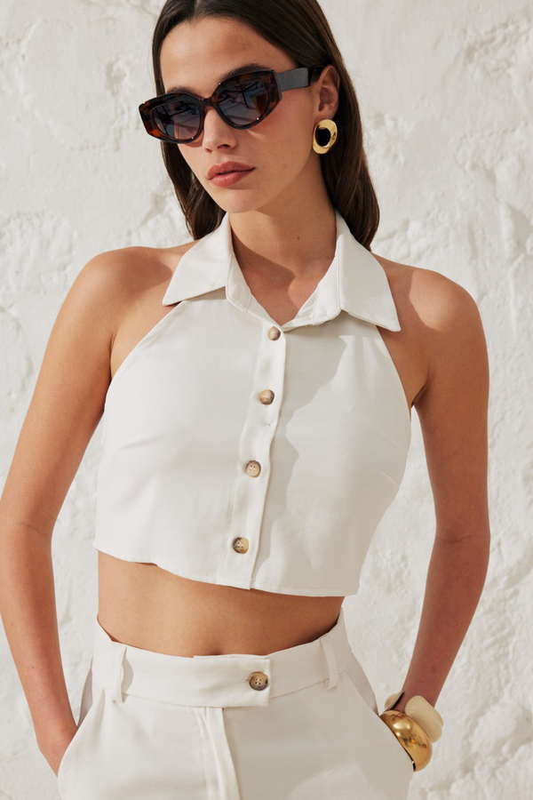Avi | Button Top