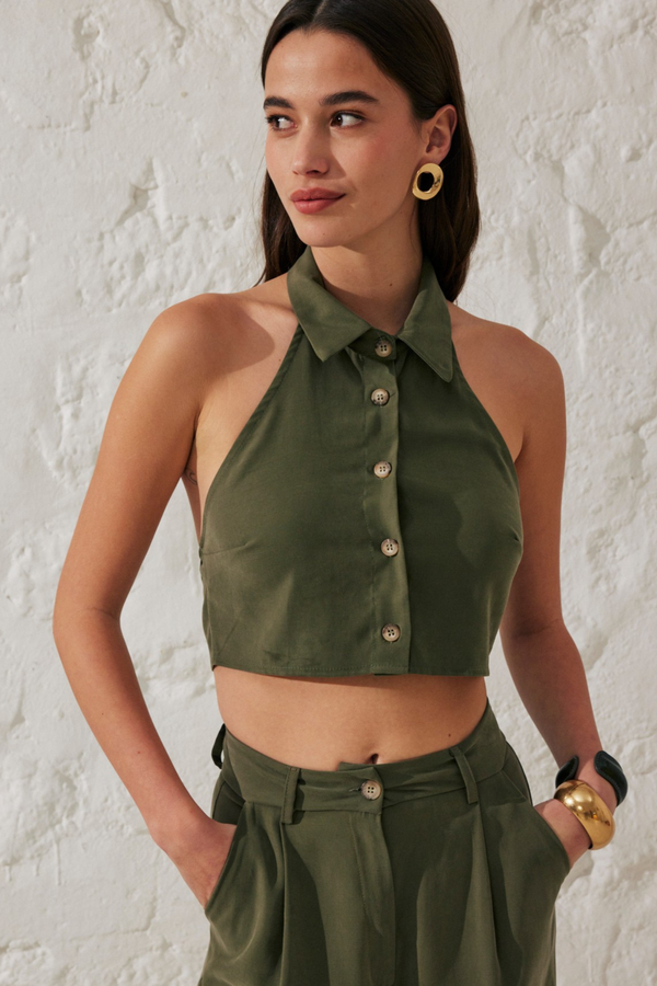 Avi | Button Top
