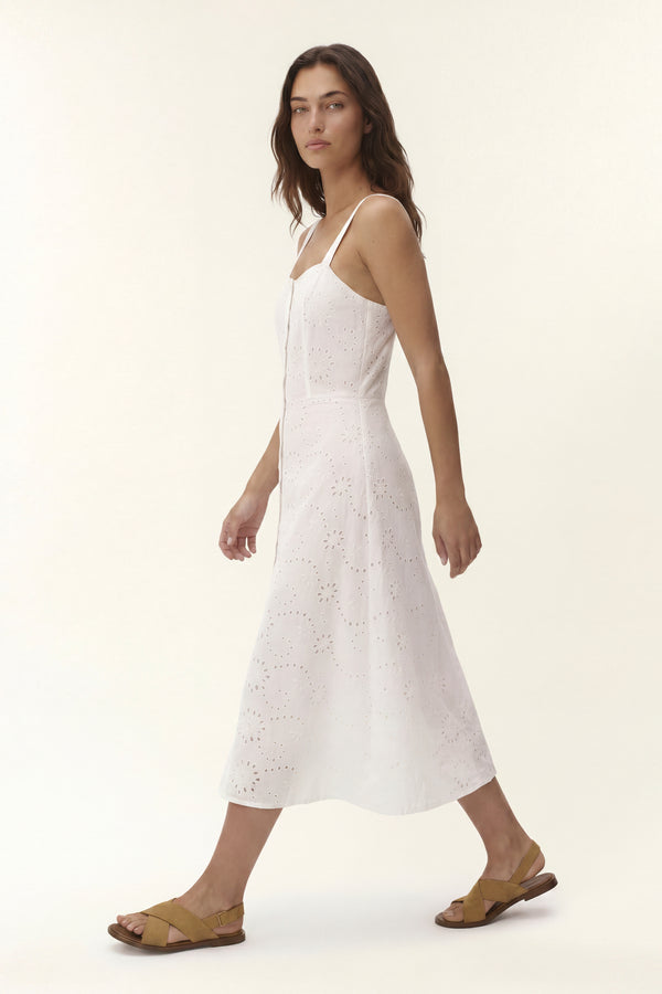 Cameron | Macramé Midi Dress