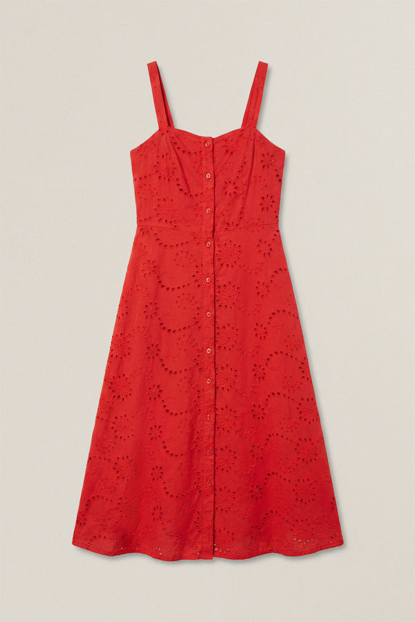 Cameron | Macrame Midi Dress