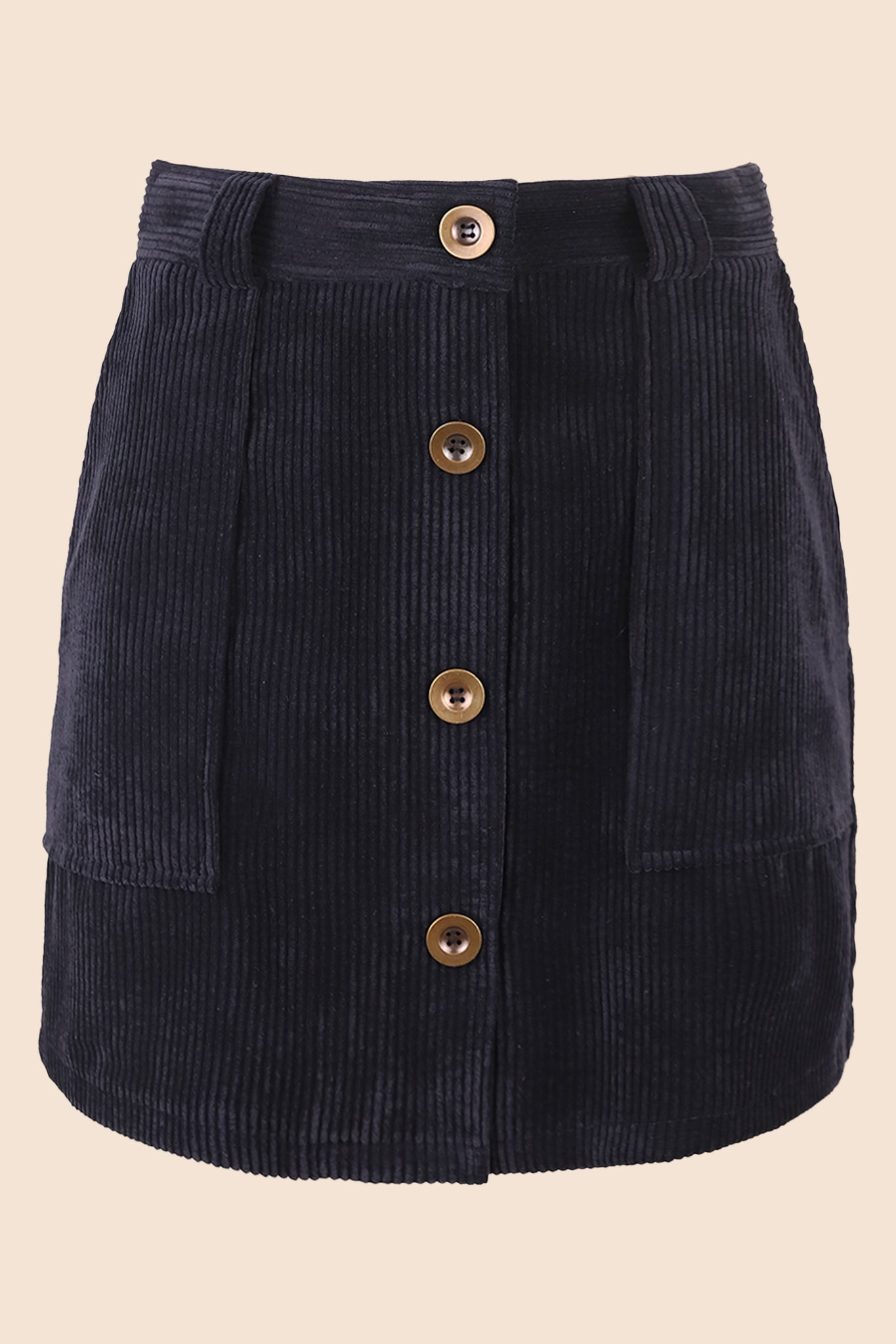 Daffy | Short skirt with buttons