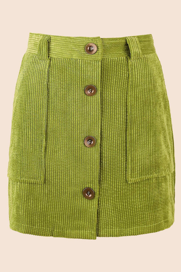 Daffy | Short skirt with buttons