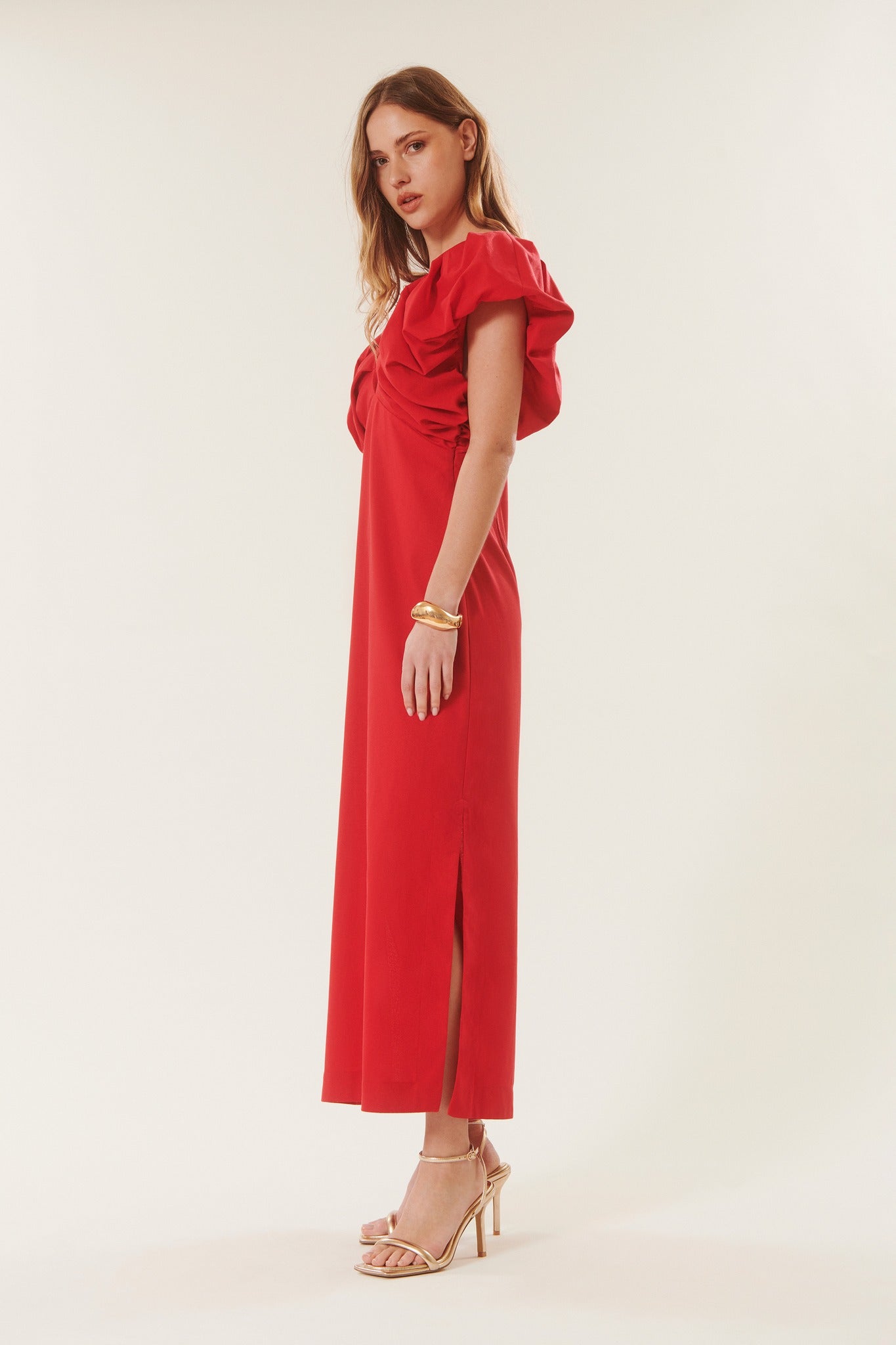 Deanna | Puff-sleeved dress