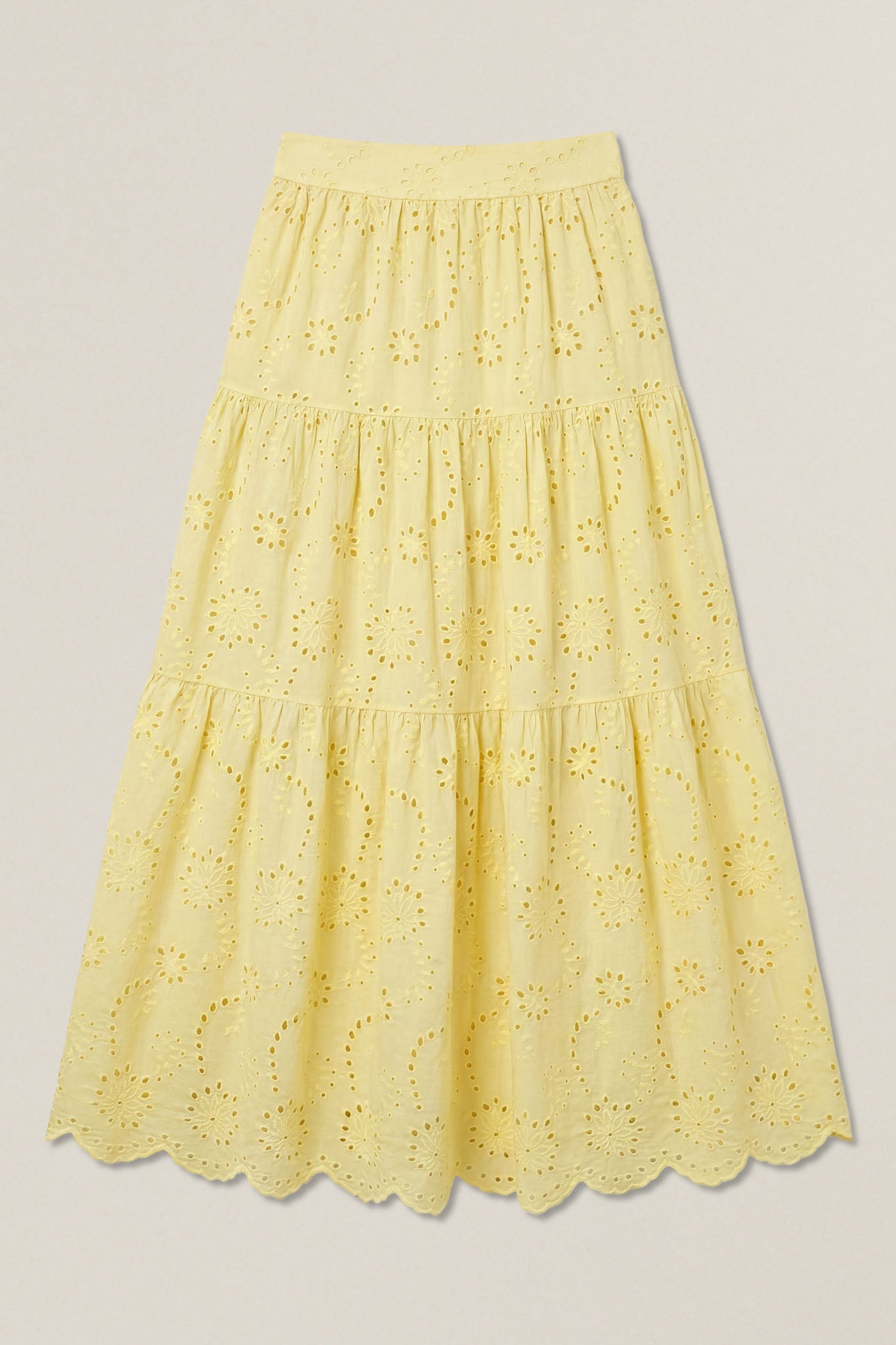Elodie | Long macramé skirt