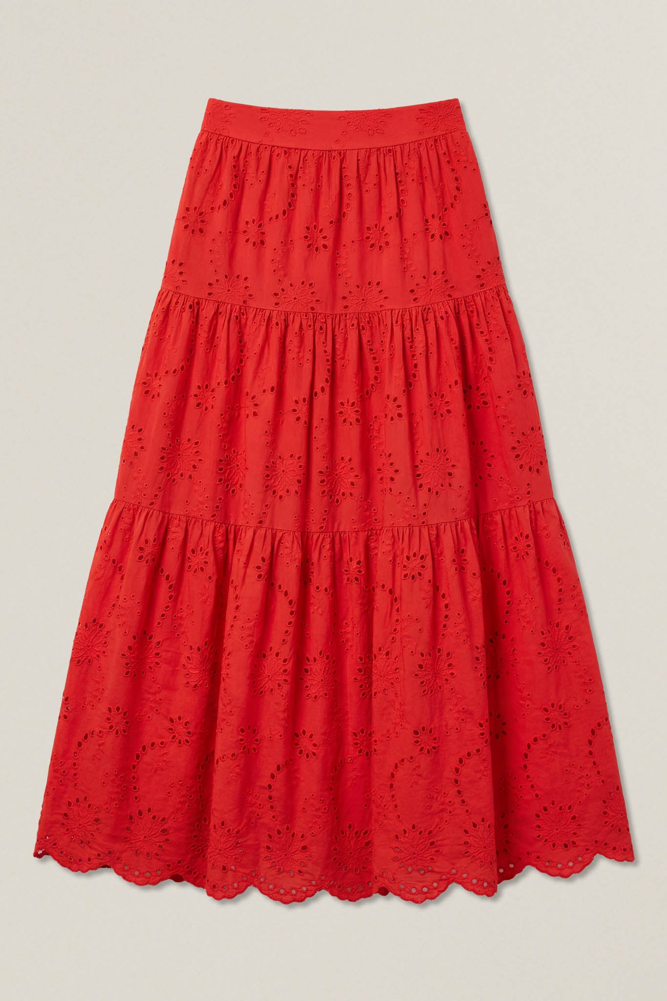 Elodie | Long macramé skirt