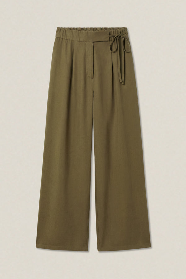 Cosimo | Wide leg linen trousers