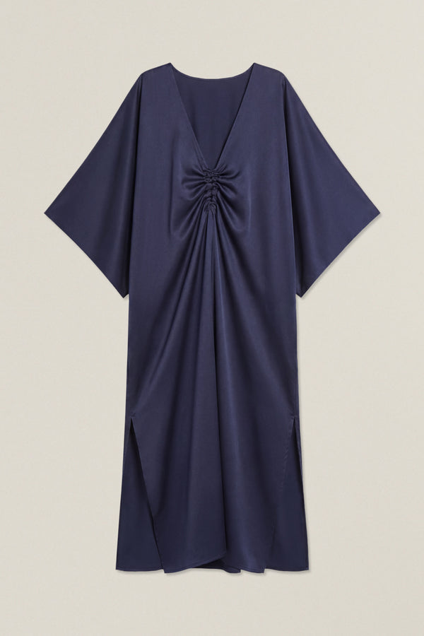 Daniela | Flowy satin dress