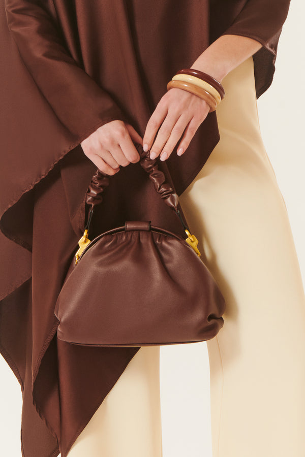 Ida | Satin Cape Top