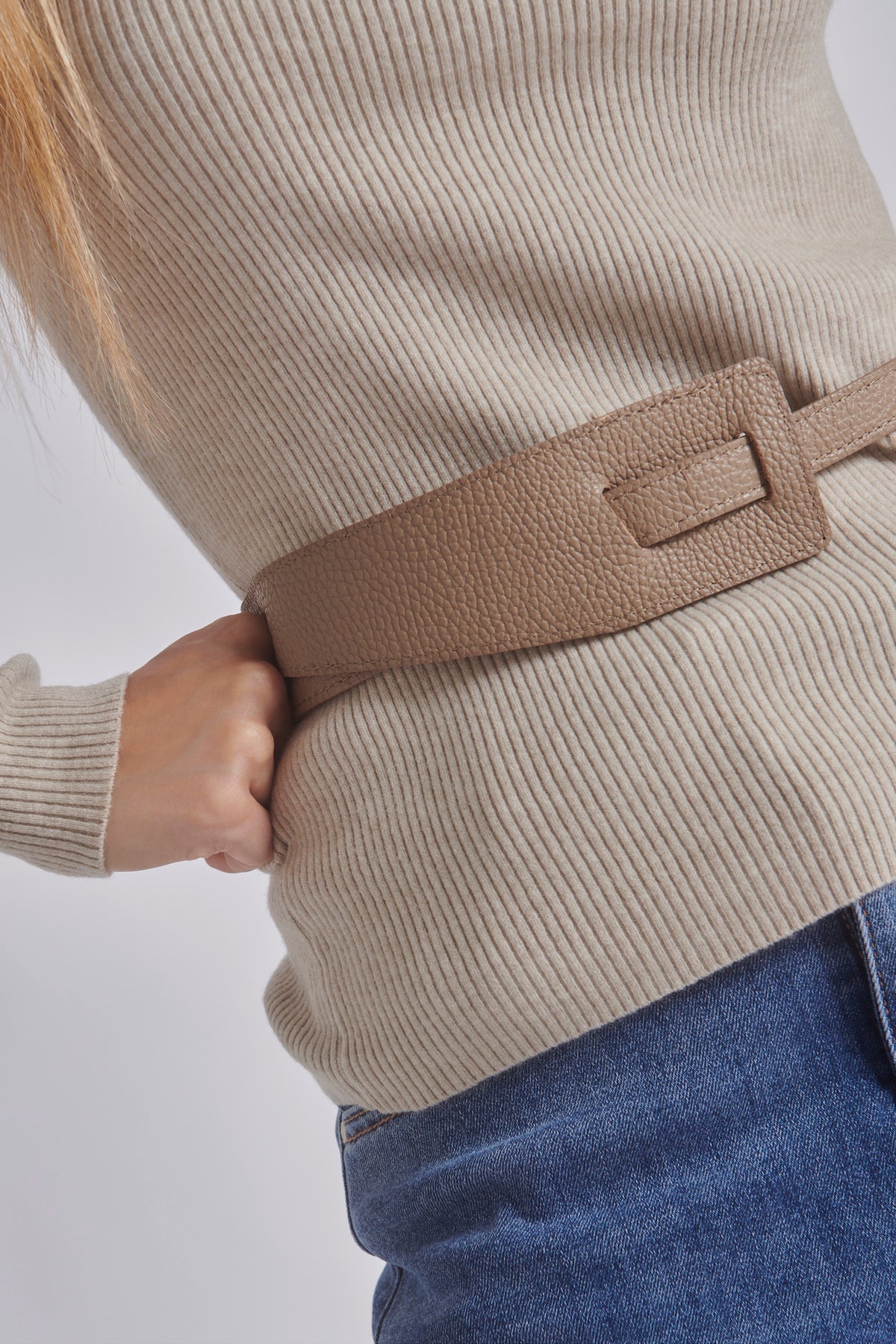 Nuta | Sliding leather belt