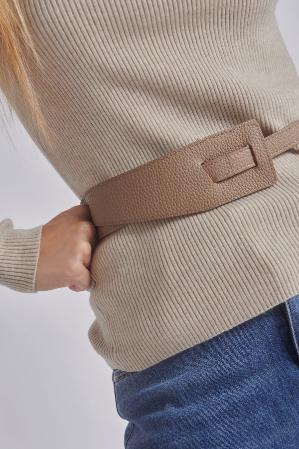Nuta | Sliding leather belt