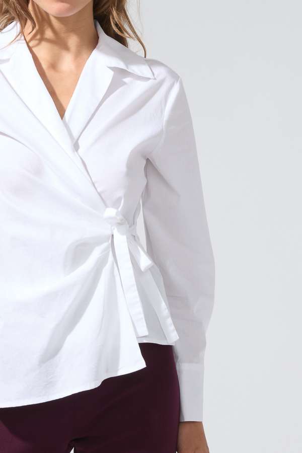 Jeanne | Wrap-over shirt