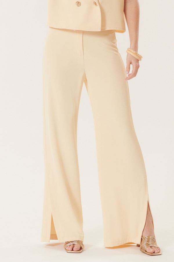 Massimo | Fluid trousers with slits