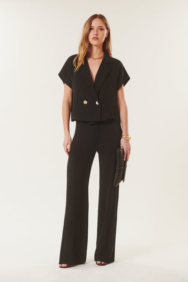 Massimo | Fluid trousers with slits