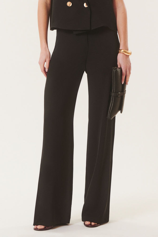 Massimo | Fluid trousers with slits