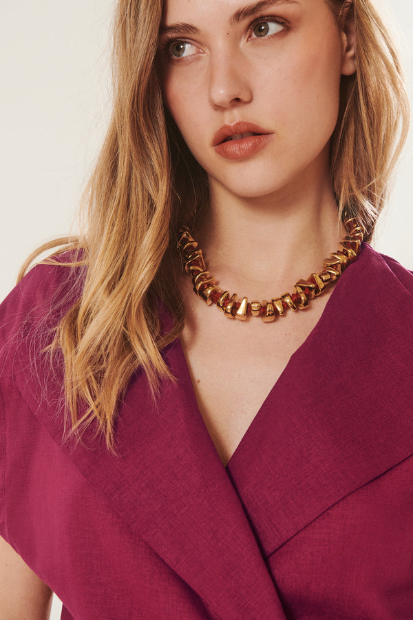 Rapallo | Linen wrap top