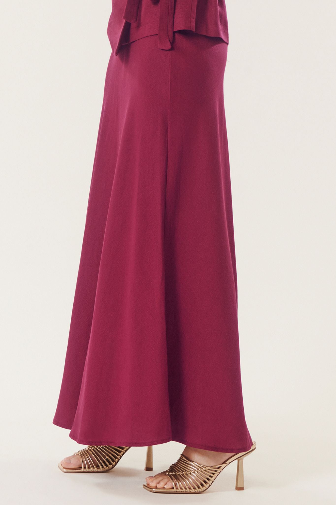 Roberta | Long linen skirt