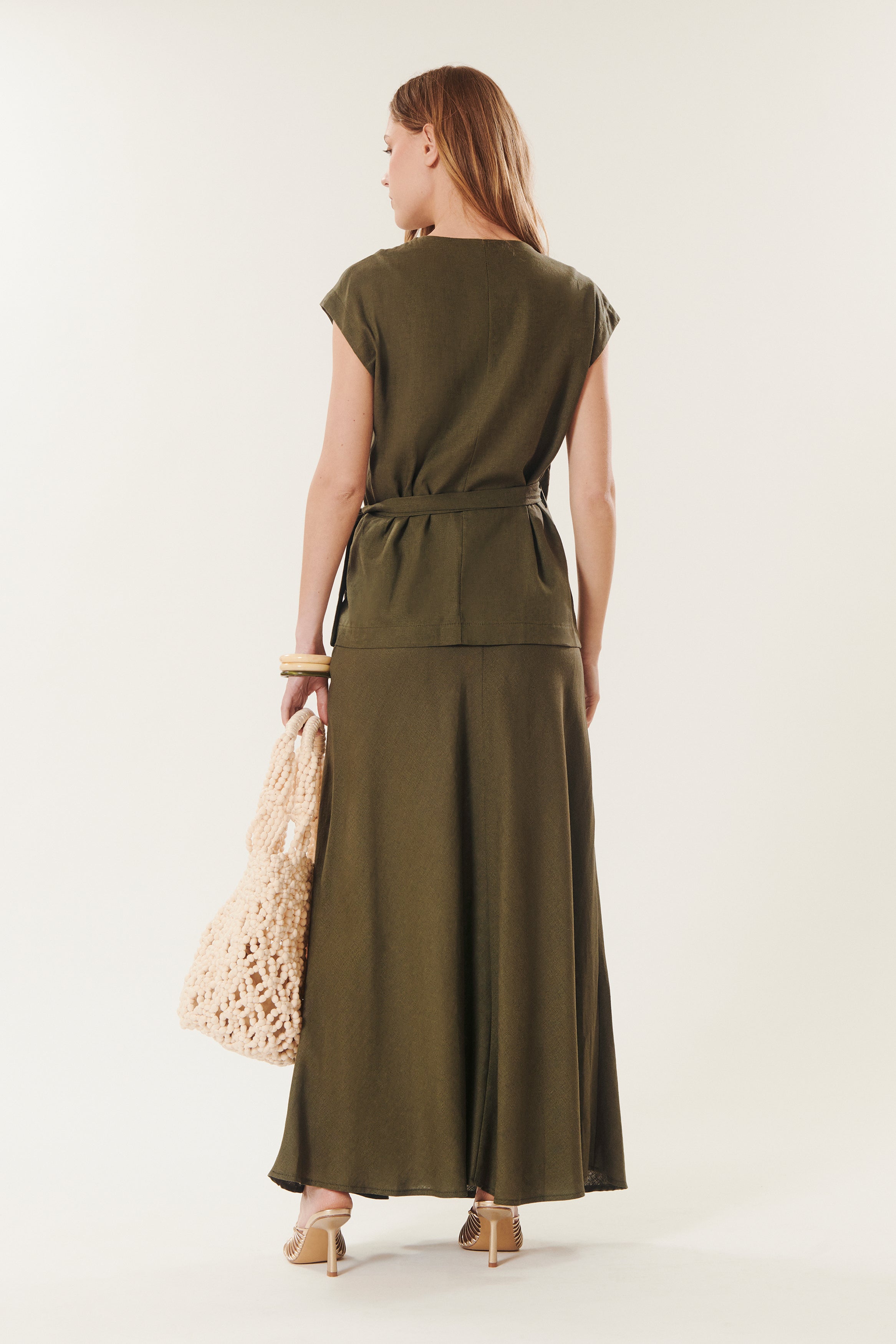 Rapallo | Linen wrap top