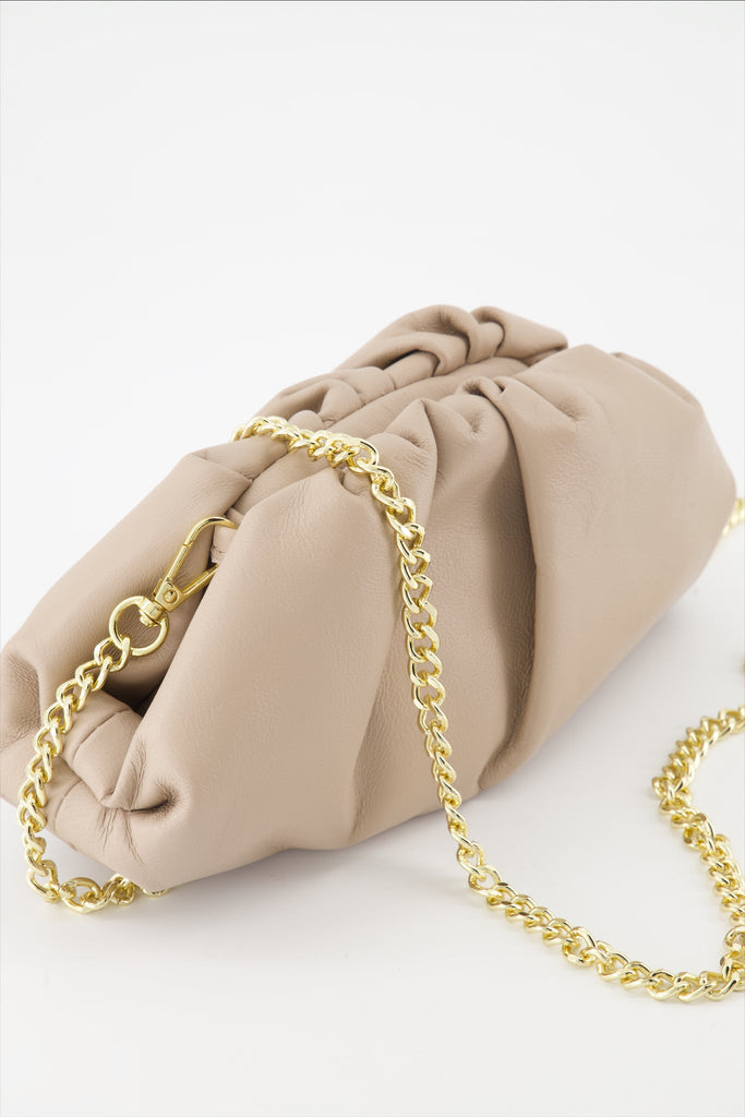 Shell | Leather purse bag