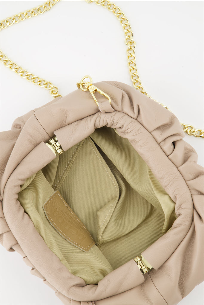 Shell | Leather purse bag