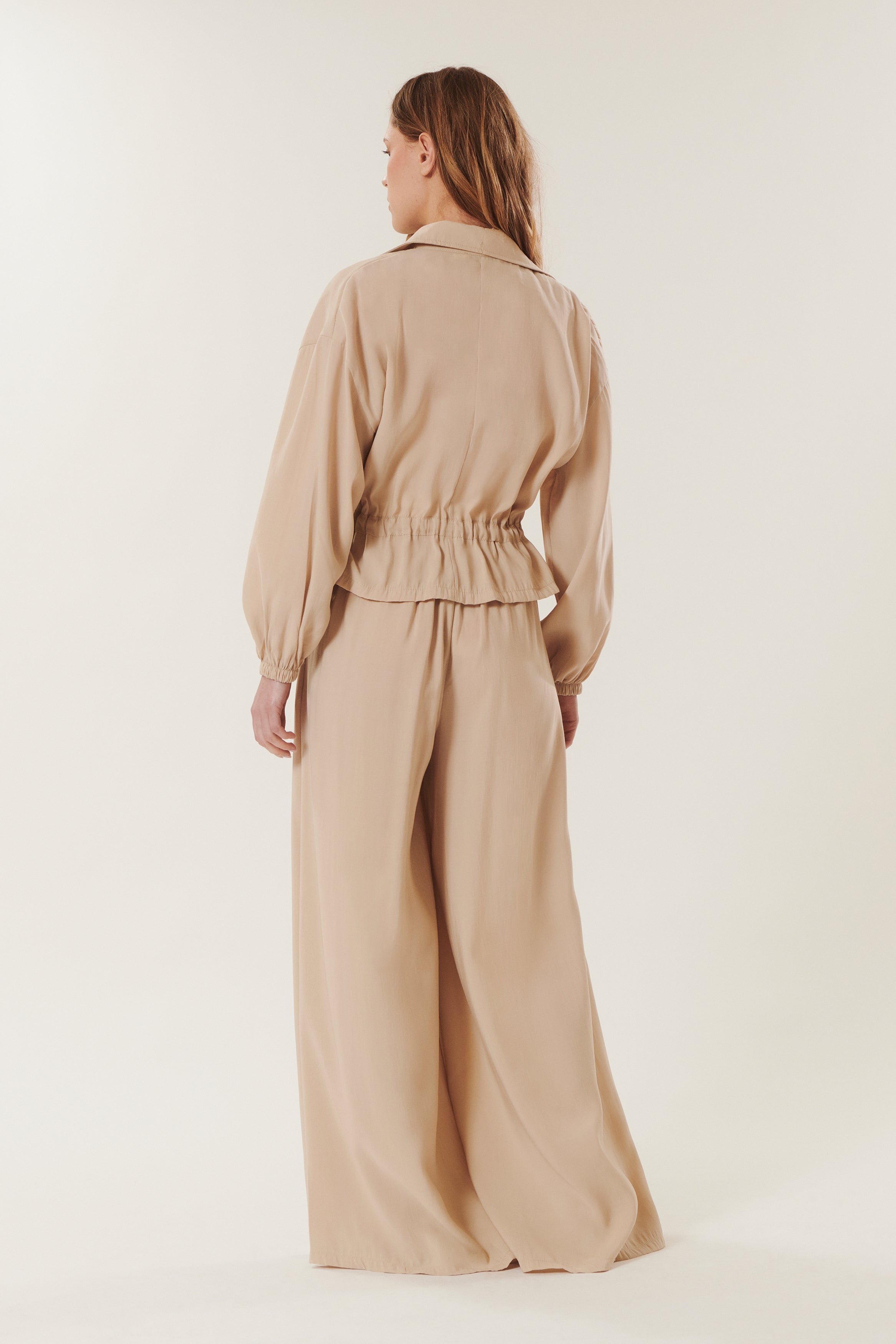 Sinai | Pleated wide-leg trousers