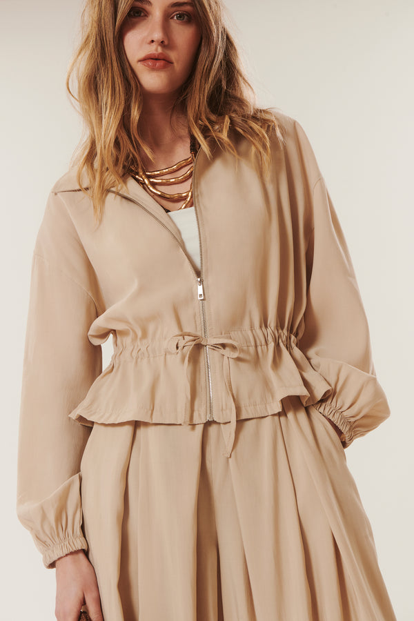 Sami | Fitted flowing jacket