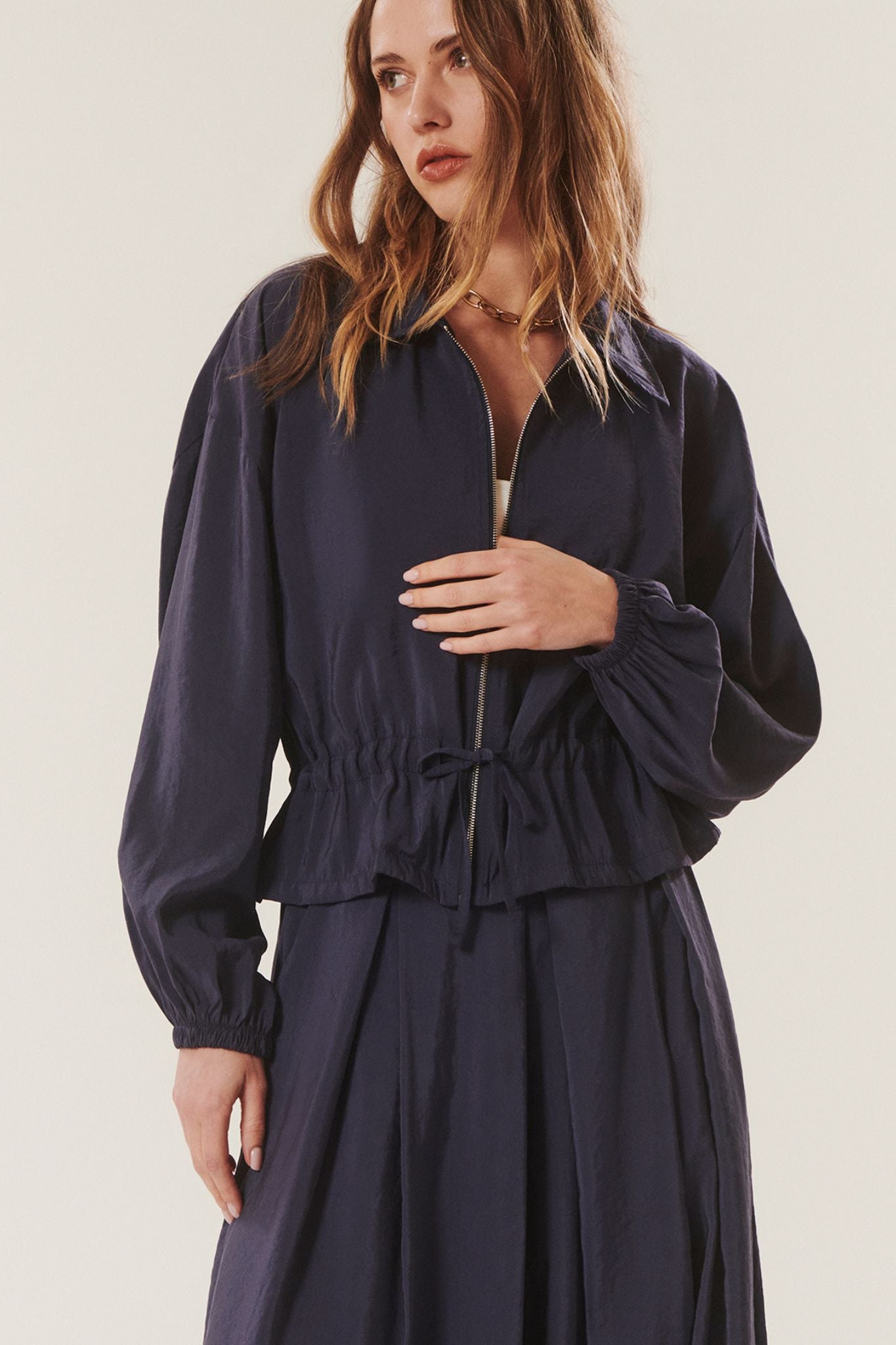 Sami | Fitted flowing jacket
